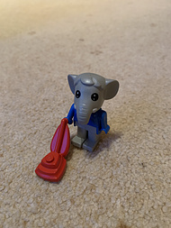 Elephant headed Fabuland figure, with a hoover!
