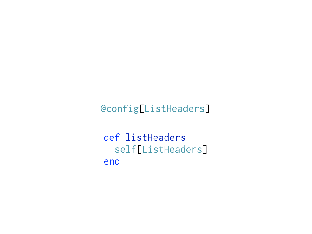 Another snippet of code that is more convenient than the original method; code: https://gist.github.com/h-lame/1f032a1f8181fe220d6f1c2c4d98f64e#file-slide-23-listheaders-rb