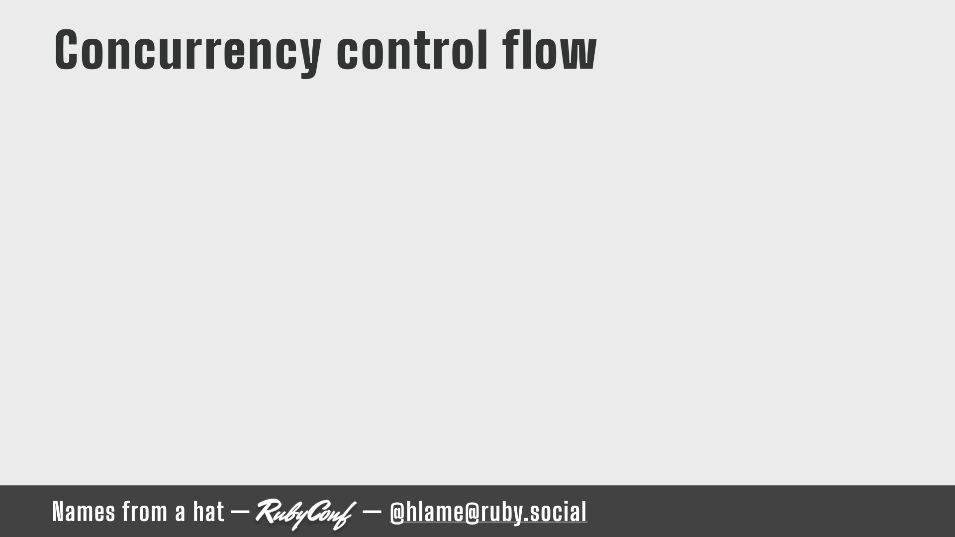 text: Concurrency Control Flow